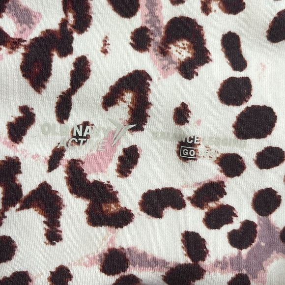 Old Navy balance high rise Pink cheetah 7/8 ankle go-dry Leggings size small - Picture 7 of 14